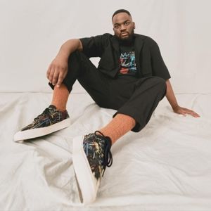 Converse x Jean-Michel Basquiat Skid Grip OX Sneakers